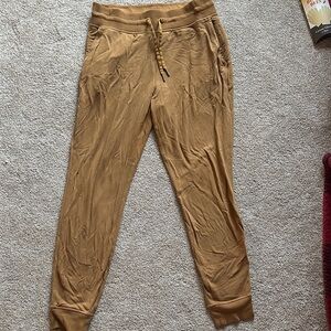 lululemon athletica Mustard Drawstring Joggers